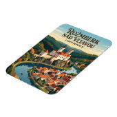 Rožmberk nad Vltavou Tschechien Magnet (Linke Seite)