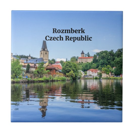 Rozmberk, Tschechische Republik, Fliese (Vorderseite)