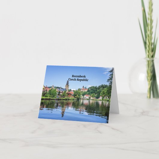 Rozmberk, Tschechische Republik, Karte (Vorderseite)