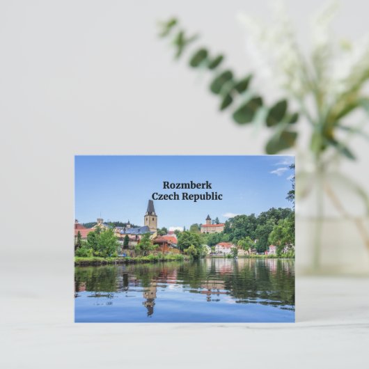 Rozmberk, Tschechische Republik, Postkarte (Stehend Vorderseite)