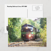 RP7-Diesellokomotive für die LKW 902 Postkarte (Vorne/Hinten)