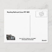 RP7-Diesellokomotive für die LKW 902 Postkarte (Rückseite)