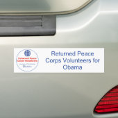 RPCVS für Obama-Autoaufkleber Autoaufkleber (Auf Auto)