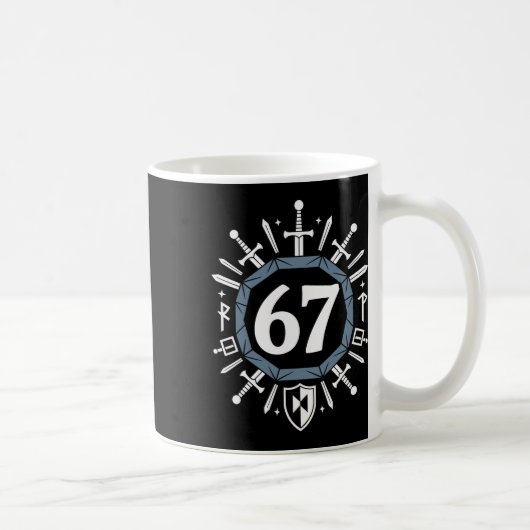 Rpg 67 Number 6 7 Meme Six Seven Students Video Ga Kaffeetasse (Rechts)