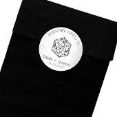 RPG Adventure Complete | Tabletop Dice Runder Aufkleber