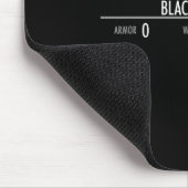 Rpg Armor Stats - Video Game Player  Mousepad (Ecke)
