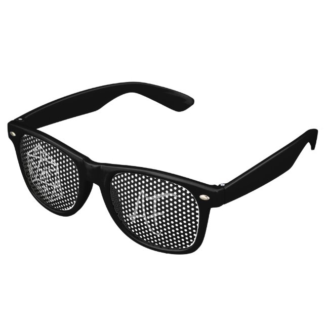 RPG Crit AF | Classic Fantasy Tabletop Gamer Dice Partybrille (Schrägansicht)