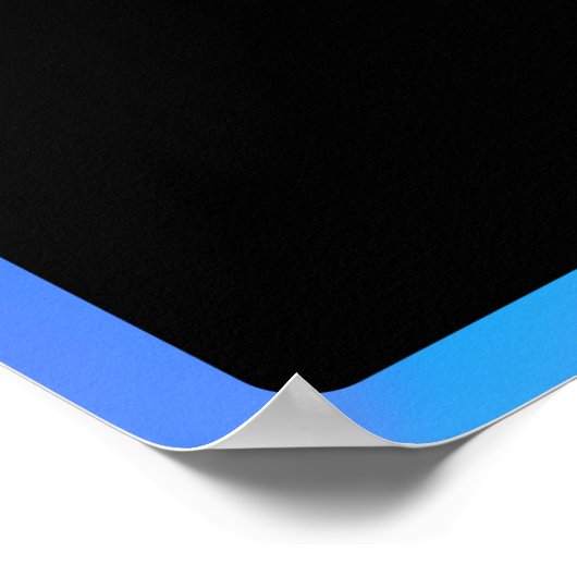 RPG Crit AF | Holo Fantasy Tabletop PnP Gamer Dice Poster (Ecke)