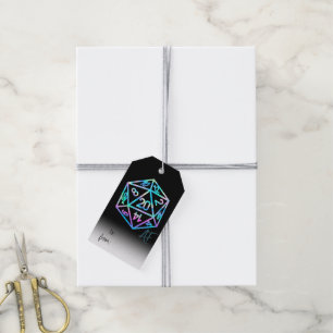 RPG Crit AF Holo Fantasy Tisch PnP Gamer Würfel Geschenkanhänger