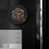 RPG Crit AF | Kupfer Fantasy Tabletop Gamer Dice Magnet