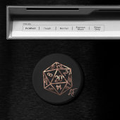 RPG Crit AF | Kupfer Fantasy Tabletop Gamer Dice Magnet