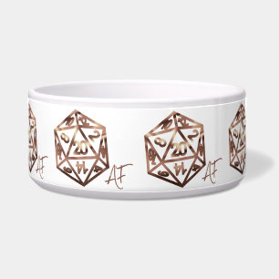 RPG Crit AF Kupfer Fantasy Tabletop Gamer Dice Napf