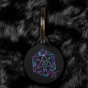RPG Crit AF Nebula Fantasy Tabletop Gamer Dice Haustiermarke