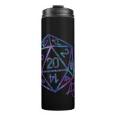 RPG Crit AF | Nebula Fantasy Tabletop Gamer Dice Thermosbecher (Vorderseite)