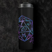 RPG Crit AF | Nebula Fantasy Tabletop Gamer Dice Thermosbecher