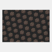 RPG Critmas | Copper Tabletop PnP Roleplayer Dice Geschenkpapier Set (Vorderseite 3)