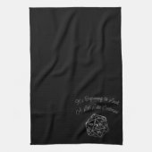 RPG Critmas | Fantasy Tabletop Retro Gamer Dice Geschirrtuch (Vertikal)