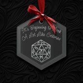RPG Critmas | Fantasy Tabletop Retro Gamer Dice Keramik Ornament