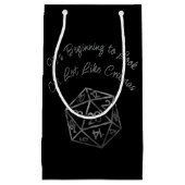 RPG Critmas | Fantasy Tabletop Retro Gamer Dice Kleine Geschenktüte (Vorderseite)