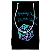 RPG Critmas | Holo Fantasy Tabletop Gamer Dice Kleine Geschenktüte (Vorderseite)