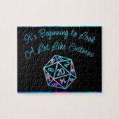 RPG Critmas | Holo Fantasy Tabletop Gamer Dice Puzzle (Horizontal)