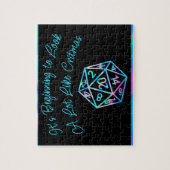 RPG Critmas | Holo Fantasy Tabletop Gamer Dice Puzzle (Vertikal)