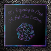 RPG Critmas | Nebula Fantasy Tabletop Gamer Dice Fliese