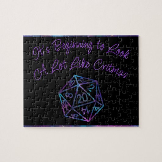 RPG Critmas | Nebula Fantasy Tabletop Gamer Dice Puzzle (Horizontal)
