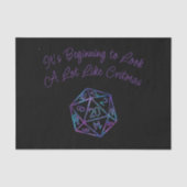 RPG Critmas | Nebula Fantasy Tabletop Gamer Dice Seidenpapier (Vorderseite)
