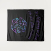RPG Critmas | Nebula Fantasy Tabletop Gamer Dice Wandteppich (Vorderseite (Horizontal))