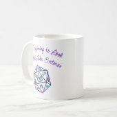 RPG Critmas | Nebula Tabletop PnP Role Player Dice Kaffeetasse (Vorderseite Links)