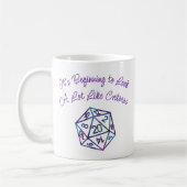 RPG Critmas | Nebula Tabletop PnP Role Player Dice Kaffeetasse (Links)