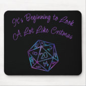 RPG Critmas | Nebula Tabletop PnP Role Player Dice Mousepad (Vorne)