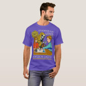 RPG D20 Dice Dungeon-Daddy Fantasy Pen and Paper T-Shirt (Vorne ganz)