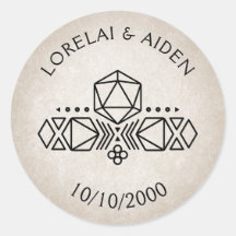 RPG D20 Gamer Wedding