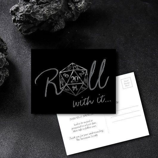 RPG Dice | Änderung des Datums für den Wechsel des Postkarte