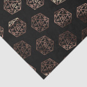 RPG Dice | Blue Old School Tabletop Player Seidenpapier (Ausschnitt)