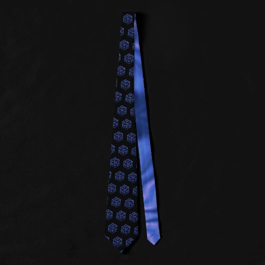 RPG Dice | Blue Old School Tabletop Role Player Krawatte