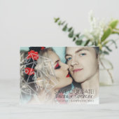 RPG Dice | Classic Fantasy Tabletop Gamer Foto Save The Date (Stehend Vorderseite)