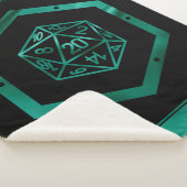 RPG Dice | Emerald Fantasy Tabletop Retro Gamer Sherpadecke (3/4)