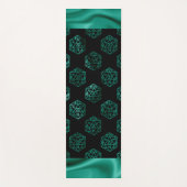 RPG Dice | Emerald Fantasy Tabletop Retro Gamer Yogamatte (Vorderseite)