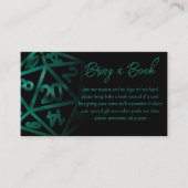 RPG Dice | Emerald Tabletop Gamer Buchanfrage Begleitkarte (Vorderseite)