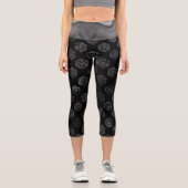 RPG Dice | Fantasy Old School Tabletop Retro Gamer Capri Leggings (Vorderseite)