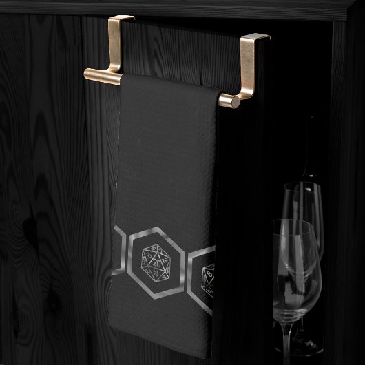 RPG Dice | Fantasy Old School Tabletop Retro Gamer Geschirrtuch