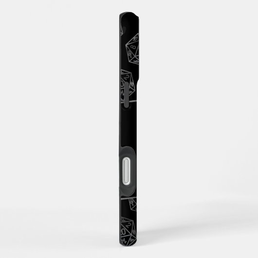 RPG Dice | Fantasy Old School Tabletop Retro Gamer iPhone Hülle (Rechte Seite)