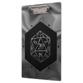 RPG Dice | Fantasy Old School Tabletop Retro Gamer Klemmbrett (Links)