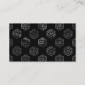 RPG Dice | Fantasy Retro Tabletop Gamer Empfang Begleitkarte (Rückseite)