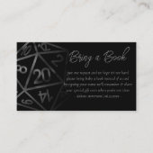 RPG Dice | Fantasy Tabletop Gamer Buy Request Begleitkarte (Vorderseite)