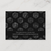 RPG Dice | Fantasy Tabletop Gamer Hotel Detail Begleitkarte (Rückseite)