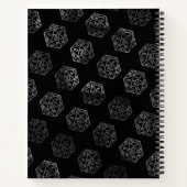 RPG Dice | Fantasy Tabletop PnP Gamer Graph Paper Notizblock (Rückseite)